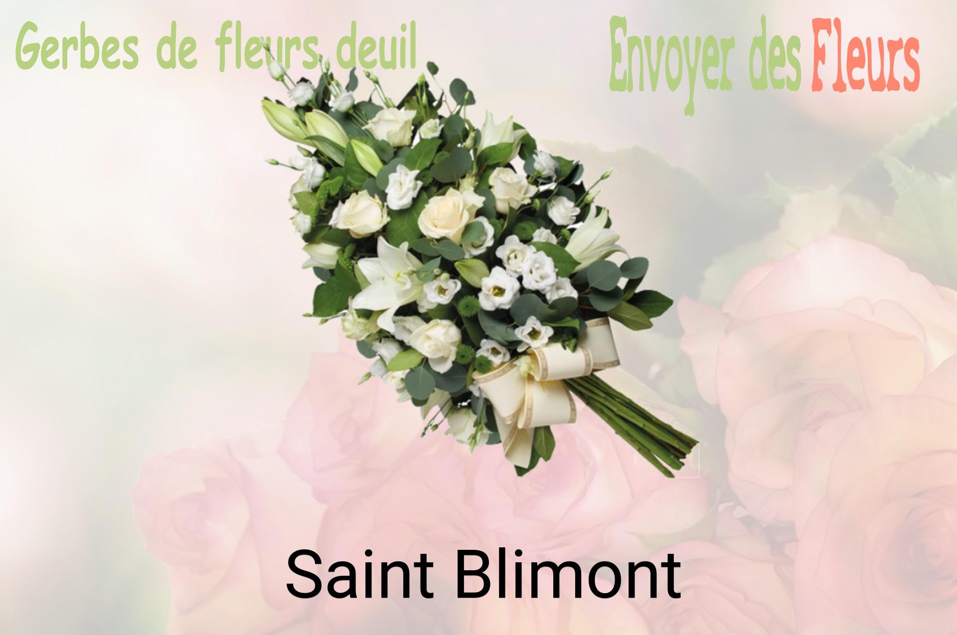 Gerbe de fleurs de deuil livrée à Saint-Blimont
